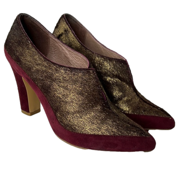 Anthropologie - Miss Albright Baroque Galactic Booties - Picture 1 of 12